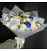 Сборный букет роз и хризантем «НОВОГОДНИЙ» 2