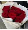 Красные розы 11шт  2