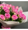 Розовые розы 25 шт 1