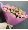 Розовые кустовые розы  4