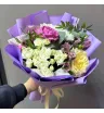 Сборный с пионовидными розами 1