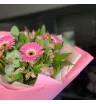 Букет с герберами и альстромериями  3