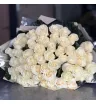 Моно из 51 белой розы 2