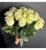 Моно из 19 белых роз 2