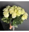 Моно из 19 белых роз