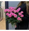 Розовые розы 25шт 3