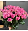 Розовые розы 51шт 3