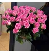 Розовые розы 51шт 1