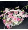 Сборная корзина в розовых тонах
