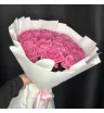 Розовые розы в упаковке 19 шт 1