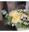 Корзина с пионовидными розами  3
