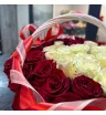 Корзина из 61 розы 3