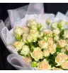 Моно букет из 15 кустовых роз 1