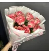 Букет из 9 роз в оформлении 2