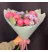 Сборный букет с пионовидной розой «Летний» 3
