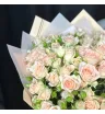Моно букет из 21 кустовой роз «Чувства» 1