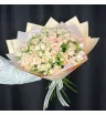 Моно букет из 21 кустовой роз «Чувства»
