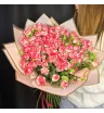 Моно букет из 21 кустовой розы «Улыбка» 4