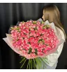 Моно букет из 51 кустовой розы