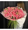 Моно букет из 51 кустовой розы 2