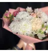 Сборный букет с кустовой розой «Ягодка» 1