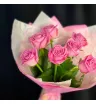 Букет из 7 розовых роз 3