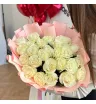Букет из 25 роз «Пломбир» 4
