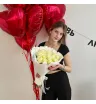 Букет из 15 роз «Ваниль»