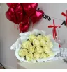 Букет из 15 роз «Ваниль» 1