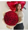 Букет из 51 розы «В самое сердце»