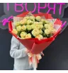 Букет кустовых роз «Ваниль»