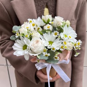 «Букет в стакане» от интернет-магазина «Verbena Flowers» в Саранске
