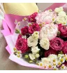 Сборный букет с пионами «Розовый сон» 4
