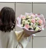 Сборный букет с орхидеями «Нежные романсы» 1