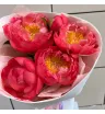 Букет из шикарных пионов «Кораллы» 1