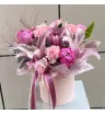 Шляпная коробка «Розовые сливки» 3