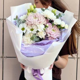 Букет «Фиолетовая нежность» от интернет-магазина «Verbena Flowers» в Саранске